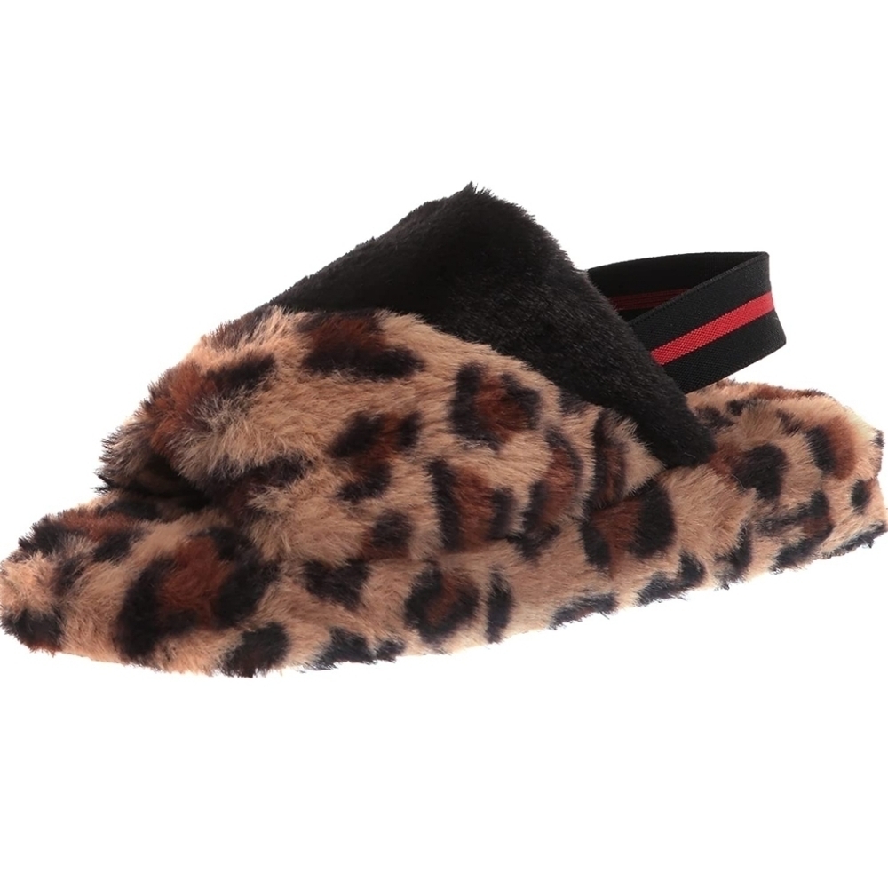 Yoki Leopard Nayeli Slippers Size 6
